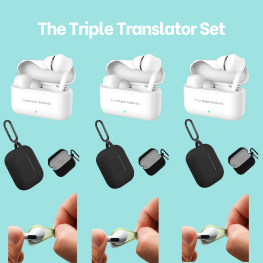 LingualFluency™ Interpretation Triple Translator Set